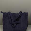 BAGSMART Diaper Bag Tote Puffer, Hospital Bag for Labor Delivery with Pacifier Case, Lightweight Baby Bag for Travel, Work | Multifunctional, Insulated Pockets, Water Resistance (Navy Blue)