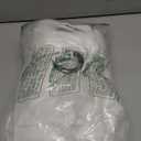 MYSKY HOME White Curtains for Bedroom 84 Inch Length Long Sheer Curtain for Living Room Nursery Curtains with White Patched Design Rod Pocket Privacy Window Drapes Dining Room 52" x 84" 2 Panels