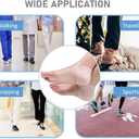 VivoFoot Gel Heel Protectors,Heel Pain and Cracked Heels Relief for Men and Women (2 Pairs)