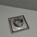 Funmit 4'' Metal Dryer Vent Cover with Metal Mesh Screen, 7"x7" Outdoor Stainless Steel Louvered Vent Cover Includes 4 Screw for Easy Installation