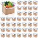 Nuanchu 50 Pcs Insulated Shipping Box with Liner Bag, 9" x 5" x 6"