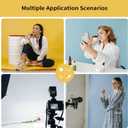 Meking 5x6.5ft Adjustable T-Shaped Backdrop Stand with Carry Bag and 4 Heavy Duty Clamps, Small Backdrop Holder Foldable T-Shape Background Support Stand
