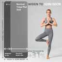 KEEP Extra Thick NBR Yoga Mat for Women & Men, 15mm Thick, 72x32 Large Exercise Mat with Non-Slip Workout Mat for Yoga, Pilates, Stretching, Meditation Wide & Cushioned Fitness Mat