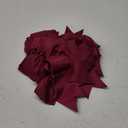 24 PCS 8" Large Cheer Bows Maroon Girl Hair Bows Cheerleading Softball Team Bow Hair Accessories for cheerleaders football Competition Sports