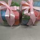 2 x Easter Decoration Egg Hanging Ornaments, 8 Pcs 3 inch Large Decorations Artificial Velvet Colorful Tree Gifts Box for Trees Spring Decorative for DIY Crafts Party School Office Home Decor