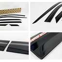 Smoke Black Side Window Wind Deflectors Visor Rain Wind Guards 6p E267