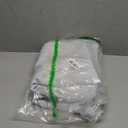 INOVADAY 100% Blackout Curtains for Bedroom, Black Out Curtains 108 Inch Long, Clip Rings Linen Blackout Drapes, Thermal Insulated Room Darkening for Living Room, 2 Panels - Grey, W50xL108