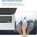 Winter Forest Tree Mouse Pad Gaming Mousepad Non-Slip Rubber Base Keyboard Pad Desk Mat for Home Office, 31.5 x 11.8 in