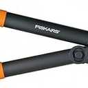 Fiskars 15-Inch PowerGear Loppers, Sharp Steel Blade Bush and Tree Trimmer, Cuts up to 1.25-Inch Diameter Branches, Rust Resistant and Lightweight Pruner, Yard Tools for Gardening