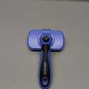 Swihauk Self Cleaning Slicker Brush - Skin Friendly Deshedding Grooming Tool for Dogs & Cats, Suitable for Shedding & Haired Pets, with Pet Supplies Accessories, Blue