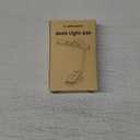 Glocusent 26 LED Book Light, 1200 mAh 90 Hrs Lasting Rechargeable Reading Light, 5 Amber Colors & Stepless Dimming Book Reading Light - Portable Clip on Light for Book Lovers Kids (Black)