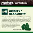 Rapitest Soil Test Kit for Gardens, Vegetables, Flowers and Lawns. USA designed and assembled soil tester completely, quickly and accurately measures/analyzes soil pH acidity and garden nutrients.