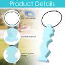 Repair Tool for Disc Golf, Blue Disc Golf Edge Maintenance Tool, Portable Repair Tools for Discs with Key Ring for Scratch Stain Polishing Gifts for Disc Golf Lovers