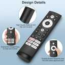 Pack of 2 for Hisense TV Remote Replacement, Compatible with Hisense Google UHD ULED QLED 4K Smart TVs