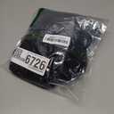 BORIFLORS Women's Sexy Ruched Bodycon Midi Dresses Elegant Mesh Long Sleeve Square Neck Ruffle Hem Cocktail Party Dress (Black)