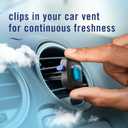Febreze Car Air Freshener Vent Clip Laundry Fresh Scent, .07 oz. Car Vent Clip, Pack of 4