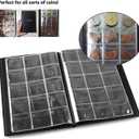 150 Pockets Coin Album, Penny Collecting Book, Souvenir Coins Collection Holder, Ideal for Pressed Pennies Passport, Hobby Coin Collector, Money Specie Display Storage Case (English, Blue)