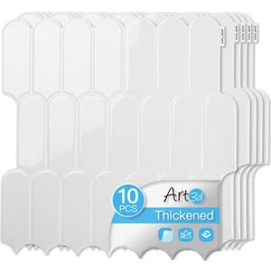 Art3d 12 x 12 Inch Heavy-Duty Peel and Stick Backsplash, Self-adhesive Wall Tiles for Kitchen Bathroom Decor, 10-Pack White