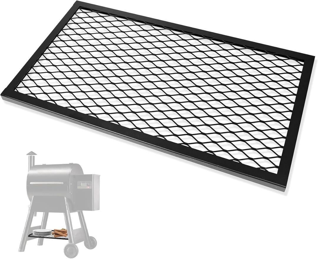Pellet Grill Storage Shelf Compatible with Traeger Pro 575 and Traeger Pro 22, 26'' Grill Storage Shelf for Traeger Increases Extra Storage, Grill Accessories for Traeger Pro 575, Pro 22