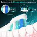 Replacement Toothbrush Heads for Philips Sonicare Replacement Heads, Replacement Brush Head Compatible with Phillips Sonic Care Electric Toothbrush,10 Pack