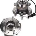 Autoround 512358 Rear Wheel Bearing and Hub Assembly Fit for Chevy Equinox & Pontiac Torrent & Suzuki XL 2007-2009, Saturn Vue 2008-2010, Chevrolet Captiva Sport 2012-2015, 5 Lugs w/ABS Pair