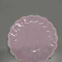 BHHQHH 50Pcs Disposable Scalloped Paper Plates 9 Inch Shell Edge Dinner Paper Plates for Wedding Baby Shower Birthday Party Bridal Party Decorations (Pink)