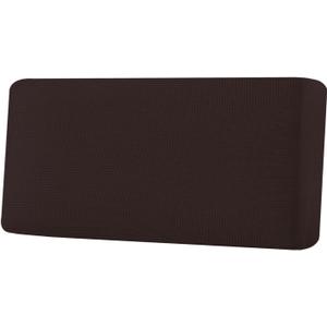 H.VERSAILTEX Super Stretch Individual Seat Cushion Covers Sofa Covers Couch Cushion Covers Slipcover Sets Thick Jacquard Textured Twill Fabric (1 Piece Sofa Cushion Cover, Chocolate)