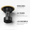 Ryuwanku Bathroom Faucet Brushed Gold Modern Waterfall Bathroom Sink Faucet with Single Handle Suitable for 1 or 3 Holes,Supply Deck Plate and Hose