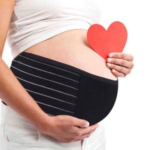 Belly Band for Pregnancy Maternity Belt Pregnancy Support Belt Bump Band Abdominal Brace Belt - Relieve Lower Back, Pelvic and Hip Pain (Black/Plus size)
