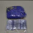 Marspark 100 Sets Clear Name Tags with Lanyard, Lanyards for ID Badges Reusable Strap with ID Holder Plastic Name Badges for Adults Business School Church Conference (Blue)