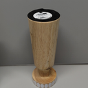 HD Designs Wood Large Candle Holder, 10 in