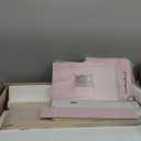 Babytronic Wooden Kitchen Playset for Kids - Pink Pretend Play Kitchen with Lights & Sounds, Retro Style Toy Kitchen for Toddlers Ages 3+, Wooden Play Kitchen Set with Realistic Design (Pink)