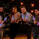 50 Sets Domestic Violence Awareness Glow Sticks with Cards Include 50 Pcs Purple Awareness Ribbon Cards 100 Pcs Glow in the Dark Sticks for Take Back the Night Party Favors Benefit Dinners