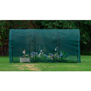 Poray Large 12.3X4FT Tunnel Plant Netting Cover,6FT Tall Crop Cage Tomato Netting for Vegetables&Fruits,Durable Gardening Net for Plant and Animals
