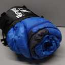 MalloMe Sleeping Bags for Adults Cold Weather & Warm - Backpacking Camping Sleeping Bag for Kids 10-12, Girls, Boys - Lightweight Compact Camping Essentials Gear Accessories Hiking Sleep Must Haves (50-80F Everyday 3 Season - Blue)