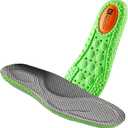 Cloud Insoles for Men Women - Comfort Ultra-Soft Memory Foam Insoles Arch Support Inserts, Anti Fatigue, Shock Absorption (Gray, Men8-11/Women9-12)