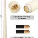 Retisee 300 Pcs 11 Inch Flameless Taper Candles LED Candles Bulk Battery Operated Taper Candle Flickering LED Candlesticks for Valentines Birthday Wedding Party Decor (Classic Style,Ivory)