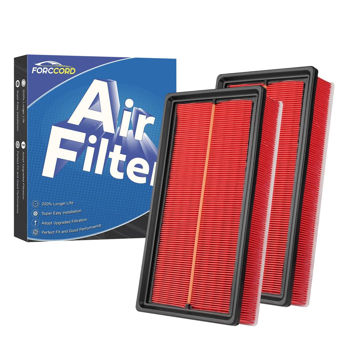 2-Pack Engine Air Filter Fits for 2016-2022 Toyota Prius 1.8L,2012-19 Prius C 1.5L,2017-22 Prius Prime,2019-22 Prius AWD-E,2020-24 Corolla Hybrid LE Air Filter Replacement 17801-21060 Car Accessories