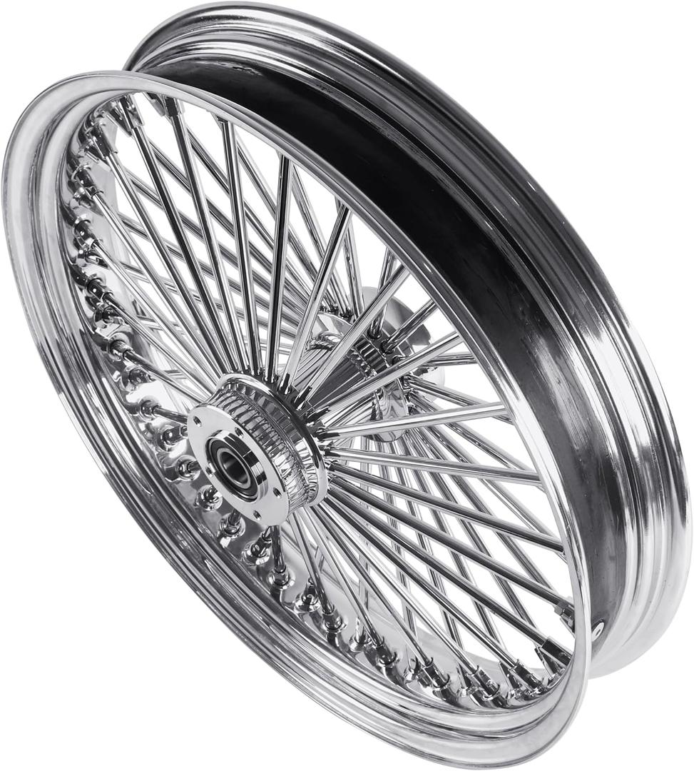 21 x 3.5 Inch Front Dual Disc Spoke Wheel for 2000-2007 Harley Touring