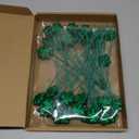 Singhoow 36 Pcs St. Patrick's Day Glitter Shamrock Picks Shamrock Foam Vase Picks for Table Centerpiece Vase Filler St Patrick's Day Decorations