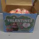 AUUGUU 28 Valentines Day Cards with Cupcake Squishy Toys  Kids School Classroom Exchange Gift Set, Cute Stress Relief Squishies with Matching Cards, Fun Valentine Party Favors for Boys Girls