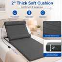 Electric Lifting Backrest for Bed, 2'' Thickened Soft Cushion, 330 Lbs Load Capacity for Easily Getting up, 4-70° Adjustable Angle