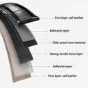 Genuine Leather Watch Bands for Men Women Quick Release Soft Calfskin Italian Leather Alligator Embossed Strap Business Casual Universal Replacement Band 12mm to 24mm