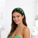 2 x St Patrick's Day Hairbands Cute Green Shamrock Design Fashionable Headband for Women St Patrick's Day Party Favour Decoration Hair Accessories Supplies 1Pcs