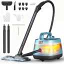 High Pressure Steam Cleaner, 58PSI Heavy Duty 293°F Multipurpose Steam Mop
21 Attachments, 50Oz Capacity, Chemical-free cleaning Steamer for Carpets, Floors, Cars, Tiles, Crack, Home Use, Baby Blue