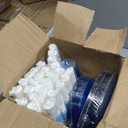 175pcs Blue Hammered Plastic Dinnerware Set for 25 Guests, 10 inches