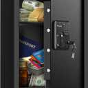 Bonsaii Large Safe Box 1.8 Cubic Feet with Digital Lock, Steel Security Safe Box with Removable Shelf for Home, Office, Cash, Valuables, Jewelry, 14.2" x 12.99" x 19.7"