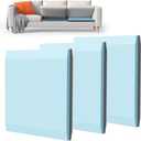 Couch Cushion Support for Sagging Cushions 20''x20'', Two in One Sofa Cushion Support to Repair Sagging Seats, Lift Saggy Seats, Extend Couch's Life, Blue & Grey 3PCS