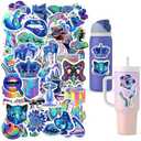 Owala Water Bottle Stickers - Cartoon Gifts, Vinyl Waterproof Stickers for Tumblers - 50Pcs, Set of 3
