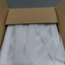 Cut-Out Design 16" Short Dog Gate for Small Dogs, Foldable Retractable Puppy Gate Indoor - Freestanding Lightweight Pet Barrier for Doorways, Stairs, Hallways (Extends to 41", White)